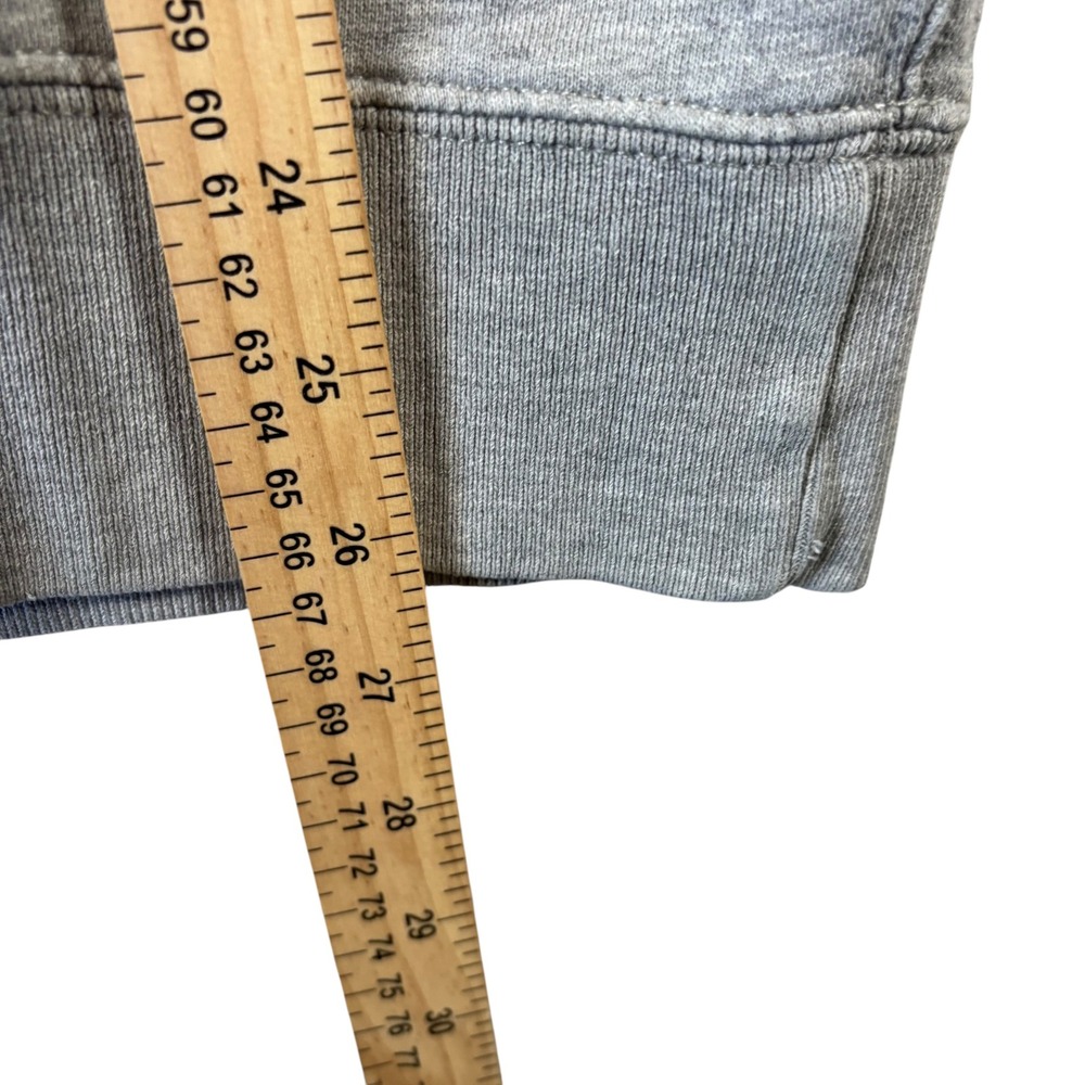 VTG Polo Ralph Lauren Sweatshirt Mens L Gray Distressed Crewneck Boxy Streetwear - Picture 7 of 8